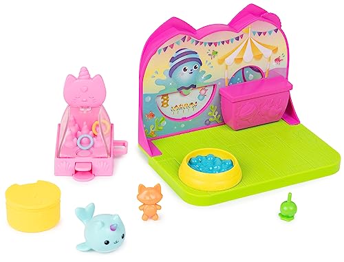 Gabby'S Dollhouse Gabby Et La Maison Magique Playset Deluxe Carnevale - 1 Statuetta + Accessori - Pezzo Per Casa Delle Bambole - Cartone Animato Gabby