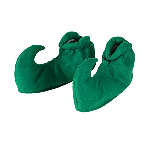 "Green Elf Shoe Covers" -