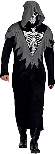 Boland- Costume Scheletro Dungeon Guard Per Adulti, Nero, Taglia 54/56, 79027
