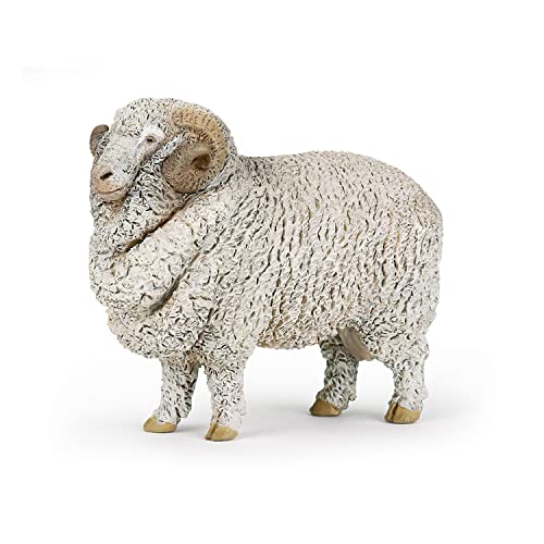 Papo Merino Sheep Statuetta, Multicolore, 51174 Animals, Colore