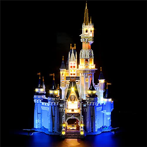 Geament Set Di Luci Led Compatibile Con Lego 71040 Castello Disney Versione 2016 (Disney Castle) – Kit Di Illuminazione Solo Per 71040 (Lego Set Non I