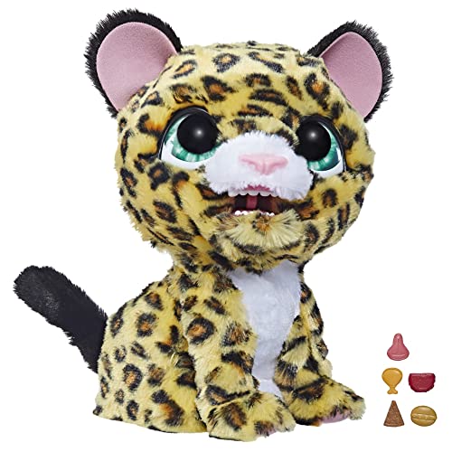 Furreal Lil' Wilds, Lolly Il Leopardo, Peluche Animatronico Elettronico Con Oltre 40 Suoni E Reazioni, Da 4 Anni