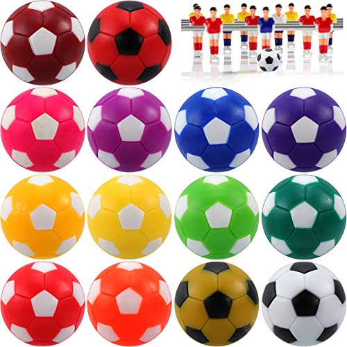 14 Palline Da Calcio Balilla Da 36 Mm, Per Calcio Balilla, Per Adulti E Bambini (Multicolore)