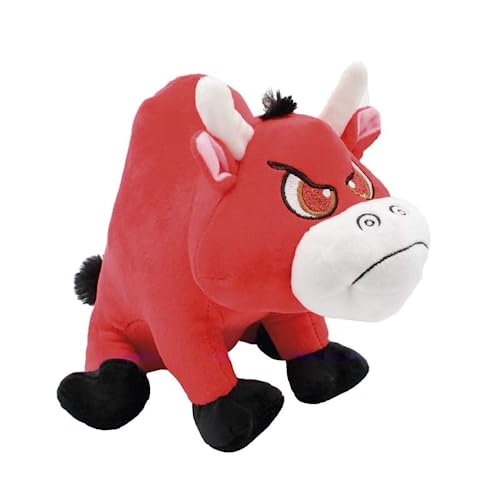 Grupo Moya Figura Peluche Toro Bravo Di Lidia Spagna 20 Cm (Rosso)