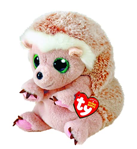 Ty - Peluche - Beanie Bellies - Riccio - Bumper - Rosa - Pupazzo Riccio Con Occhioni Verdi Glitter - I Peluche Morbidi E Coccolosi - 20 Cm - 40595, 20