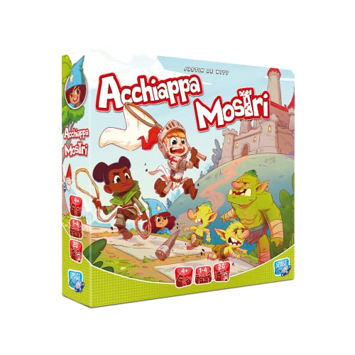 Asmodee - Acchiappa Mostri - Gioco Da Tavolo Per Tutta La Famiglia, 1-4 Giocatori, 4+ Anni, Edizione In Italiano
