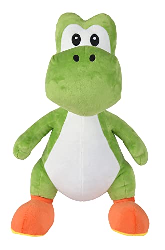 Simba - Peluche Yoshi 50 Cm, Super Mario, Materiale Morbido E Piacevole, 100% Originale, Adatto A Tutte Le Età (109231015)