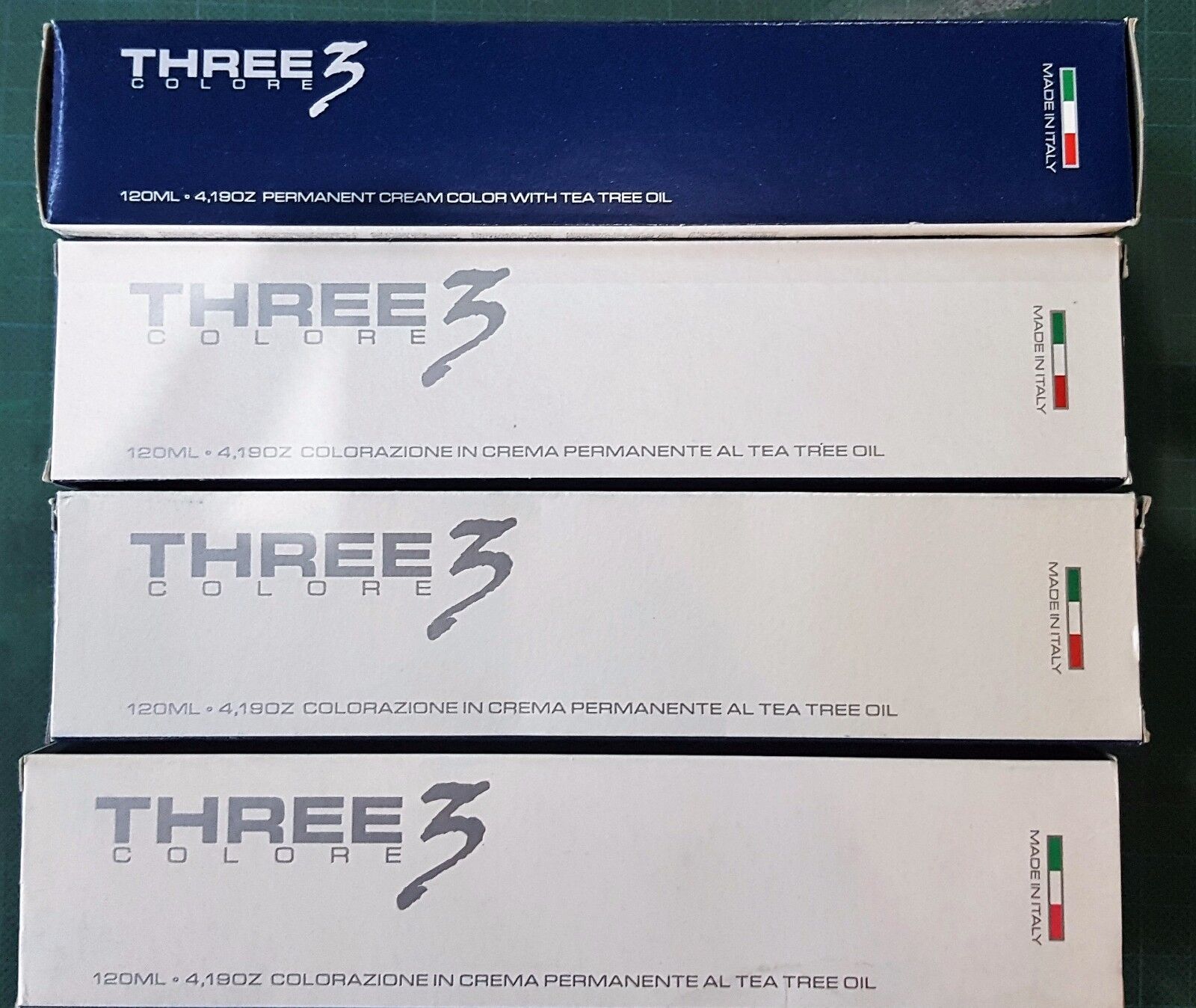 1pz FAIPA THREE 3 COLORE 120ML 9.1 BIONDO CHIARISSIMO CENERE PERMANENTE profes