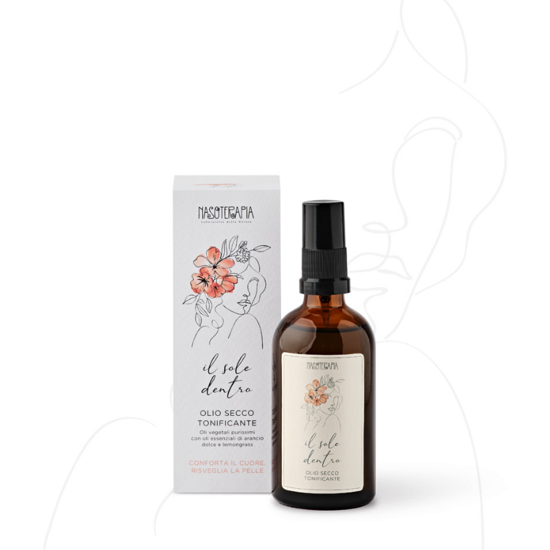 Olio Secco Tonificante Viso Corpo Capelli 100ml Nasoterapia