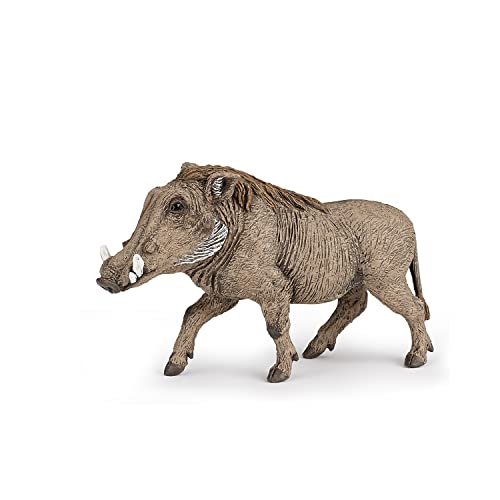 Papo -Dipinta A Mano- Figurina-Fauna Selvatica -Facocero-50180-Collezione -Adatto A Bambini E Bambine - A Partire Dai 3 Anni Di Età
