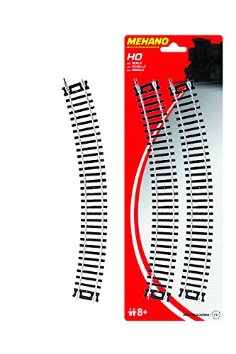 Mehano 30849 Binari Curva, 4 Pezzi