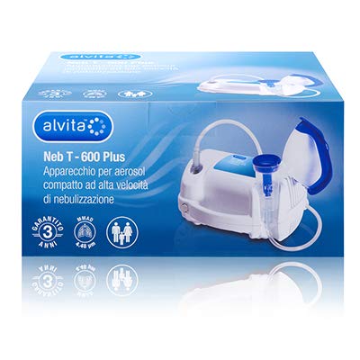 Alvita Neb T - 600 Plus Apparecchio Per Aerosol Compatto Ad Alta Velocità