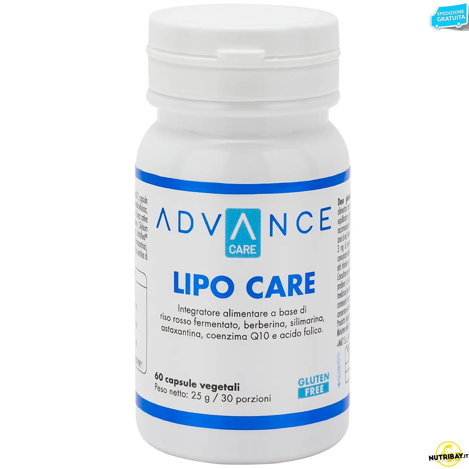Advance Care Lipo Care - 60 caps Integratore per il colesterolo alto
