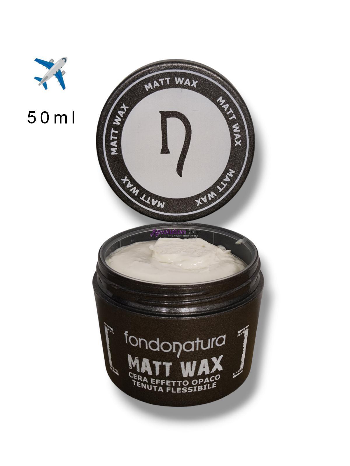 Fondonatura cera matt wax Opaca effetto asciutto 50 ml