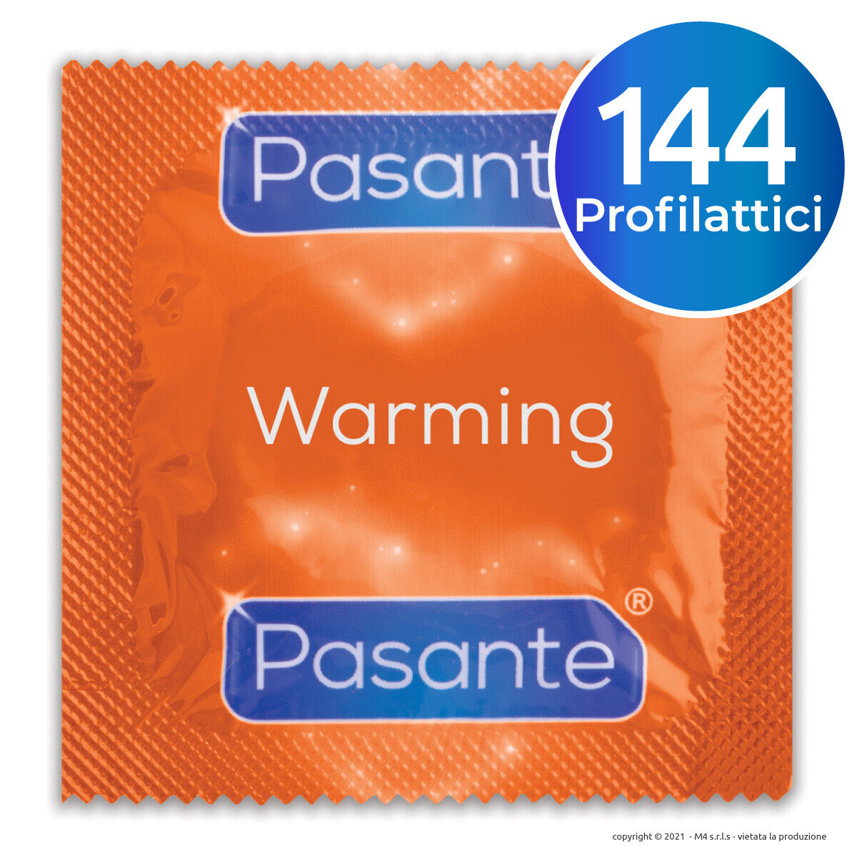 Preservativi Profilattici STIMOLANTI Pasante WARMING Effetto Caldo box da 144