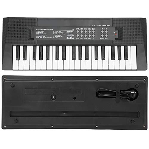 Tastiera Elettrica Pianoforte, 37 Tasti Pianoforte Microfono Funzione Di Registrazione Strumento Musicale Per Bambini Giocattolo 2 Toni, 16 Canzoni, 4