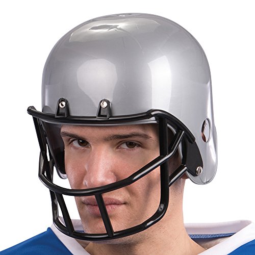 Carnival Toys 6181 Casco Da Rugby, Grigio, Taglia Unica