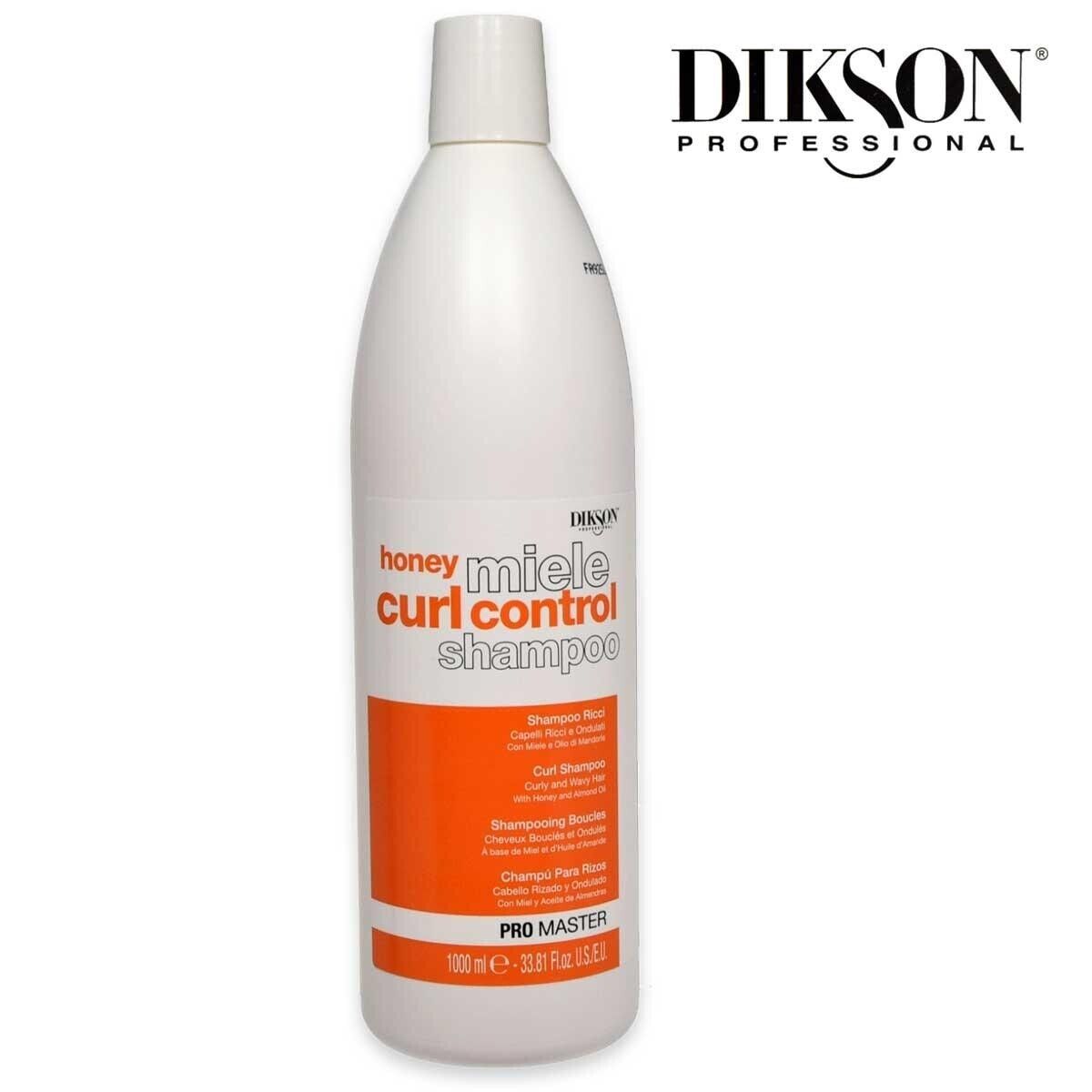 Shampoo Ricci e Ondulati con Miele e Olio di Mandorle Dikson Pro Master 1000ml