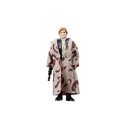 Star Wars Hasbro Retro Collection, Han Solo (Endor), Action Figure Collezionabili Da 9,5 Cm, Ispirate Al Film Ritorno Dello Jedi, Dai 4 Anni In Su