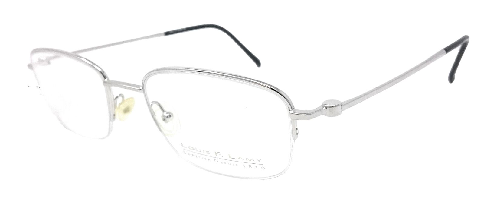 OCCHIALI DA VISTA UOMO DONNA LOUIS F. L'AMY LL37 G007 ARGENTO NYLOR RETTANGOLARE