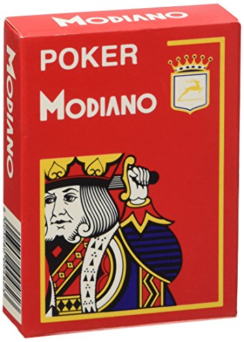 Mono- Carte Poker, Colore Red, 300482
