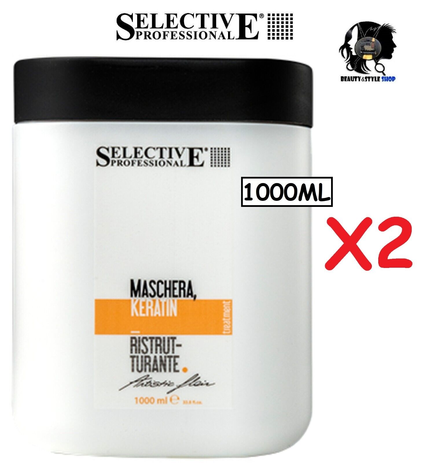 MASCHERA ALLA CHERATINA RIPARATRICE CAPELLI DANNEGGIATI SELECTIVE PROFESSIONAL