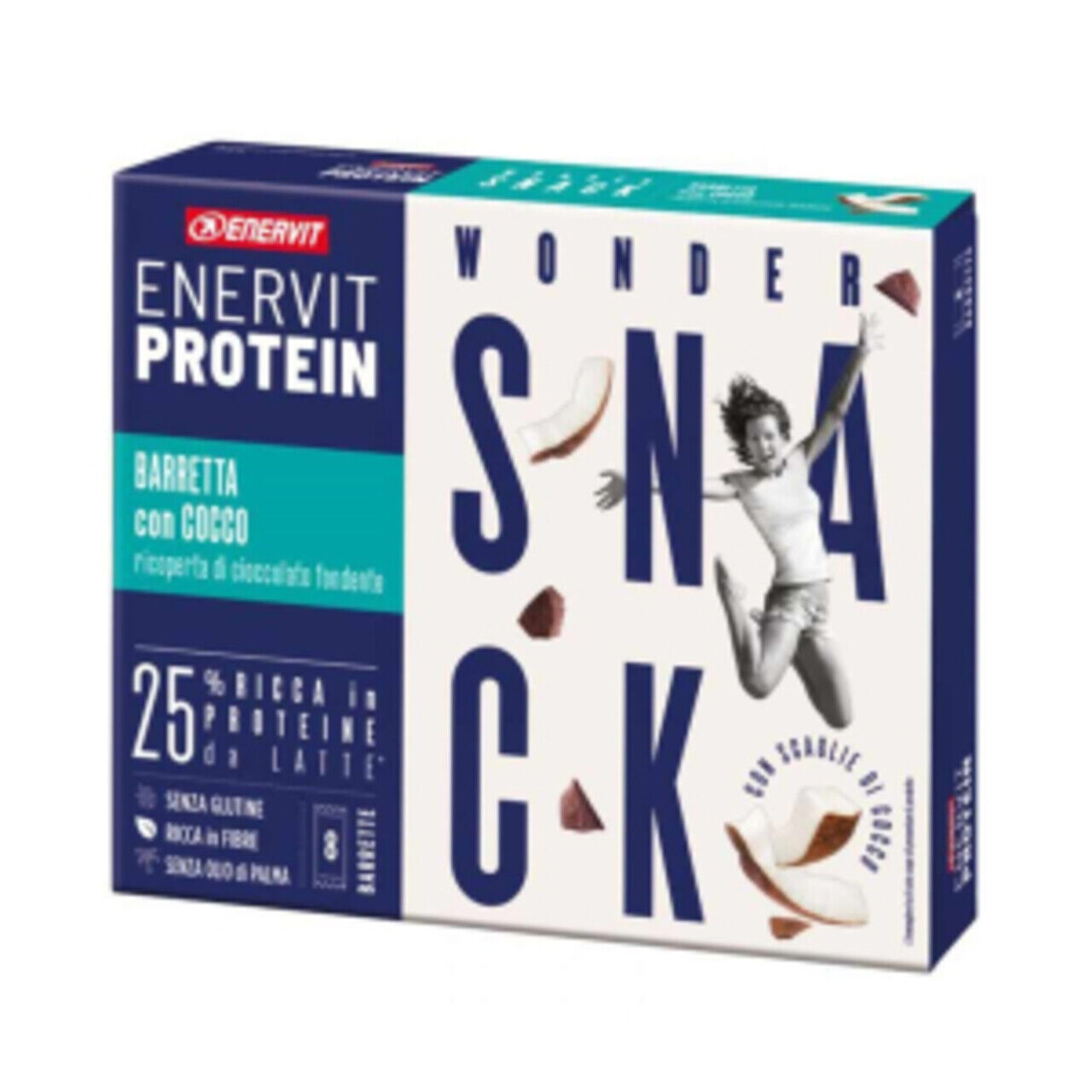 Protein Snack Cocco Enervit Protein 8 Barrette