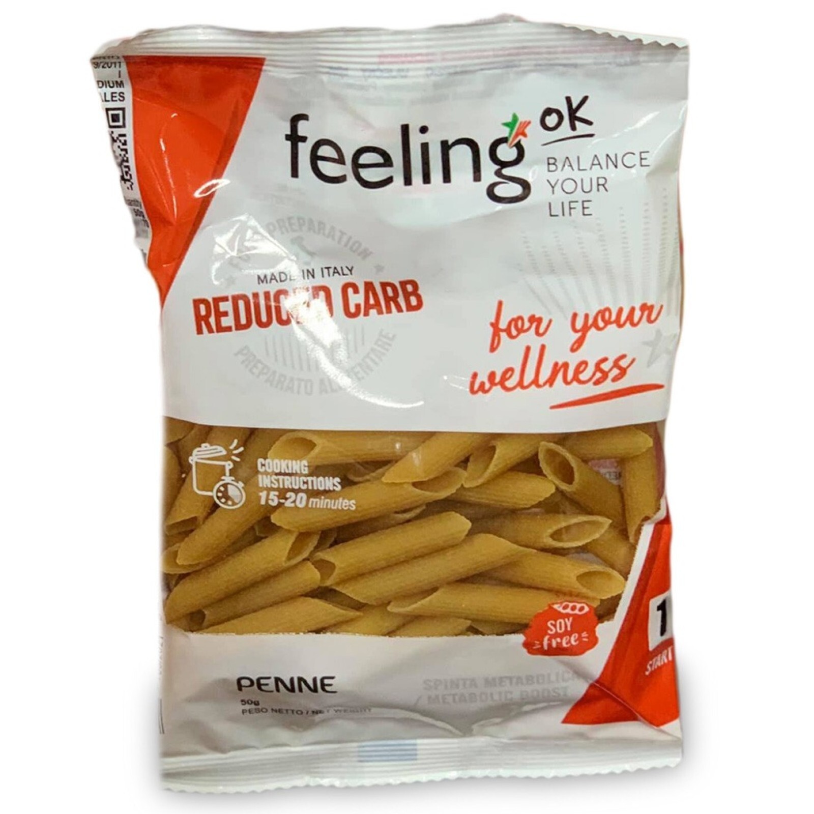 Feeling OK - Start 1 - Penne 1x50 gr PASTA PROTEICA