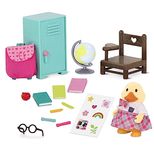 Li'L Woodzeez- Li’L Woodzeez School Set, Multicolore, Wz6540Z