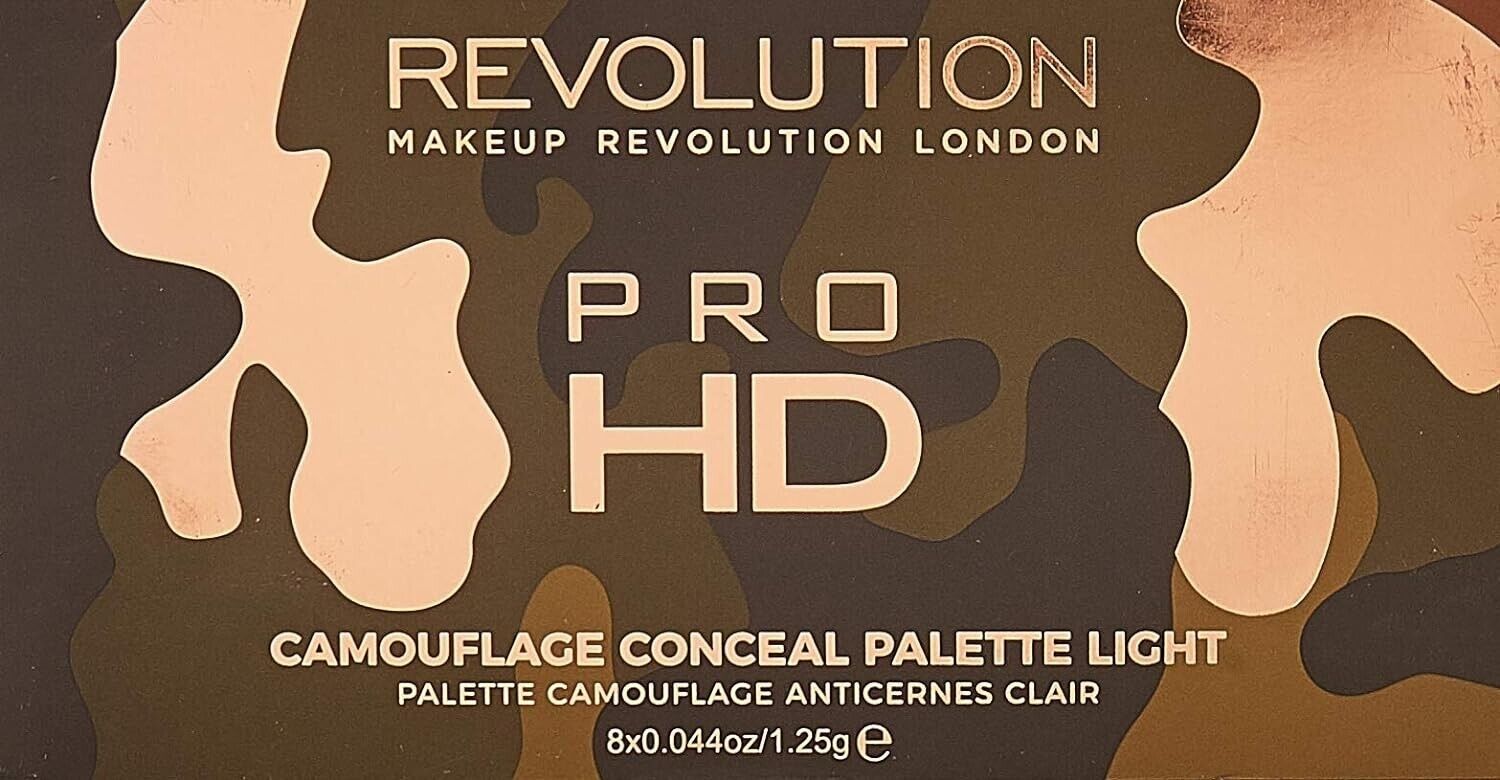 REVOLUTION PRO HD CAMOUFLAGE CONCEAL PALETTE LIGHT