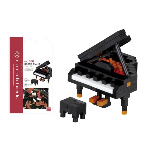 Bandai - Nanoblock - Pianoforte A Coda - Mini Personaggio A Mattoncini - Gioco Di Costruzione - Kit Di Costruzione Di Figurine Di Strumenti Musicali I