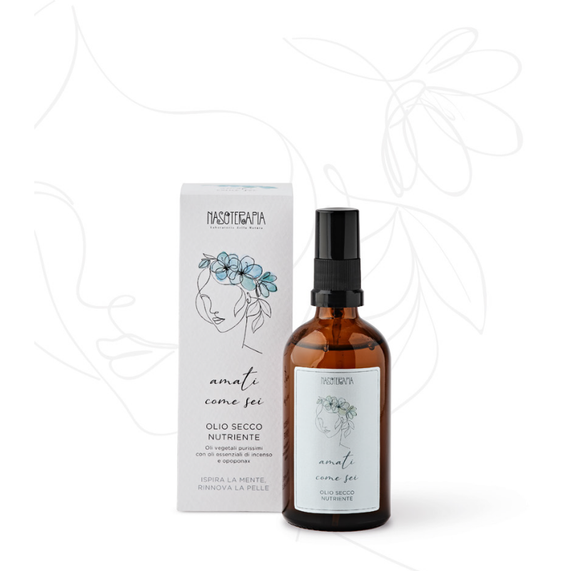 Olio Secco Nutriente Viso Corpo Capelli 100ml Nasoterapia