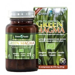 6 Pezzi Green Magma Integratore energetico 136 Tavolette