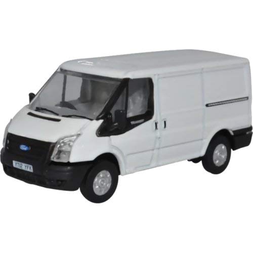 Oxford Die Cast Ford Transit Mk5 Swb Low Roof - Frozen White