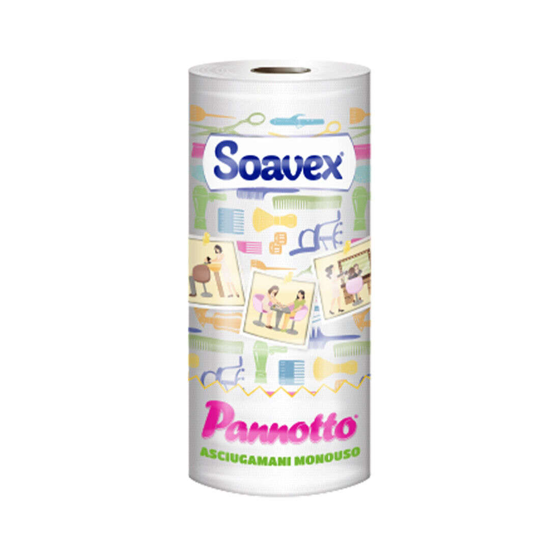 Pannotto in Pura Cellulosa Rotolo da 70 Strappi Soavex