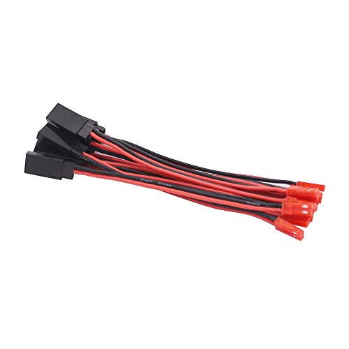 Oliyin 10 Pz Jst Maschio A Jr Futaba Femmina Servo Connettore Spina Adattatore Cavo 20Awg 10 Cm Silicone Filo Per Rc Lipo Batteria