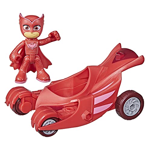 Pj Masks, Gufaliante, Giocattolo Per Età Prescolare, Auto Di Gufetta Con Action Figure Di Gufetta Per Bambini Dai 3 Anni In Su