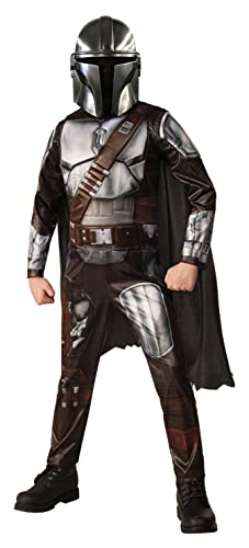 Rubies - Costume Di Lusso Ufficiale Di Star Wars The Mandalorian Per 7-8 Anni, 420 Grammi