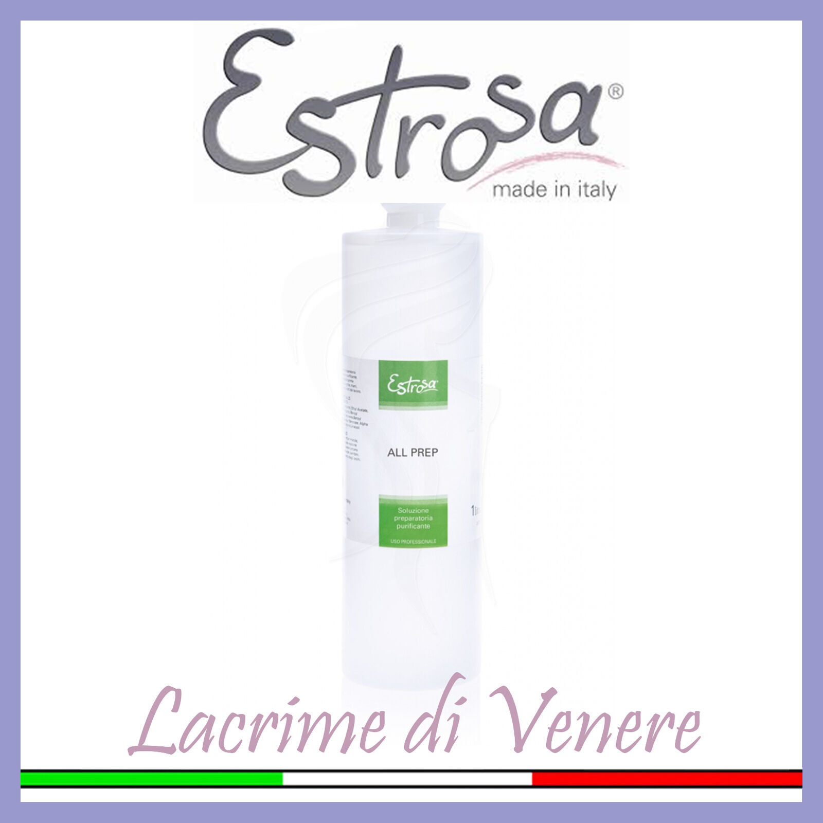 ESTROSA ALL PREP PURIFICANTE PREPARATORIA MANI PIEDI MANICURE GEL 1 LT cod 7252