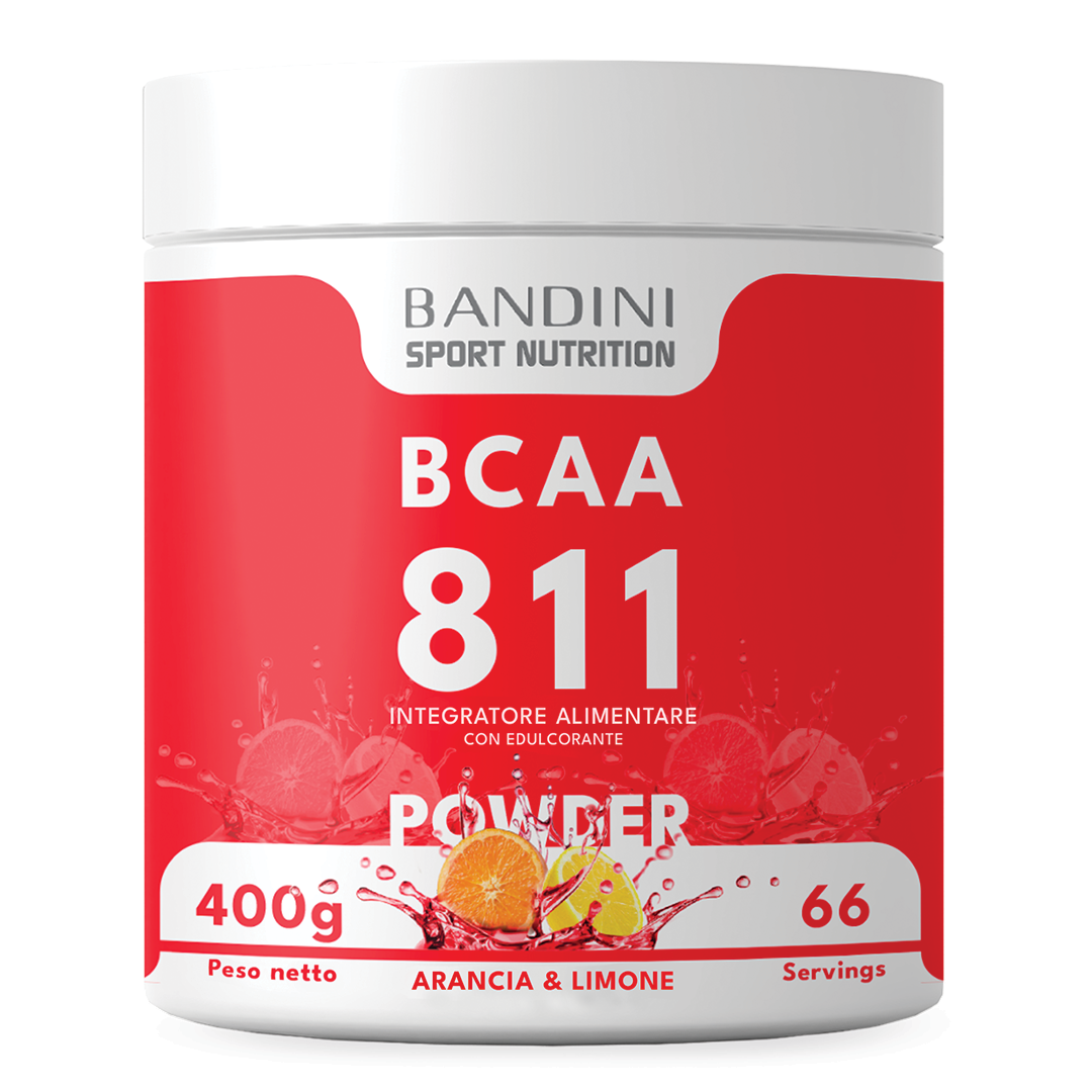 Bandini® BCAA 8 1 1 POWDER 400gr 100% Vegan - AMINOACIDI RAMIFICATI in Polvere