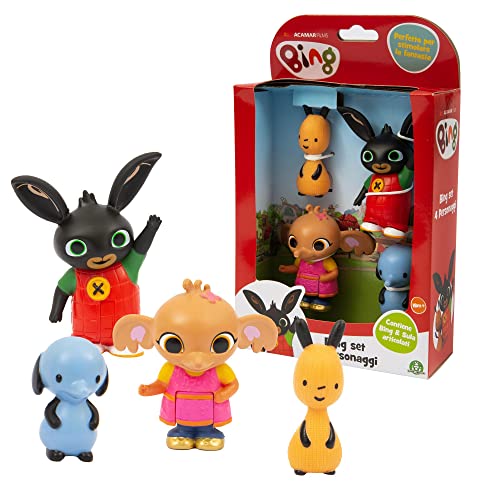 Bing Sula Amma Pando I Personaggi Principali Della Serie Tv Bing In Versione Articolata Da 5 A 10 Cm, Per Bambini A Partire Dai 3 Anni, Bng49000, Gioc