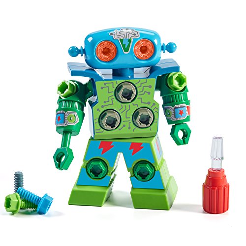 Learning Resources Robot Design & Drill® , Robot Da Costruire, Motricità , Giocattolo Bambini 3 Anni, Regali Per Bambini Di 3-5 Anni, Regali Per Bambi