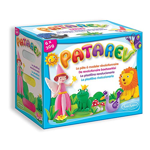 Sentosphère- Patarev Confezione Da 6 Vasi, Colore Blu, Small, 8603