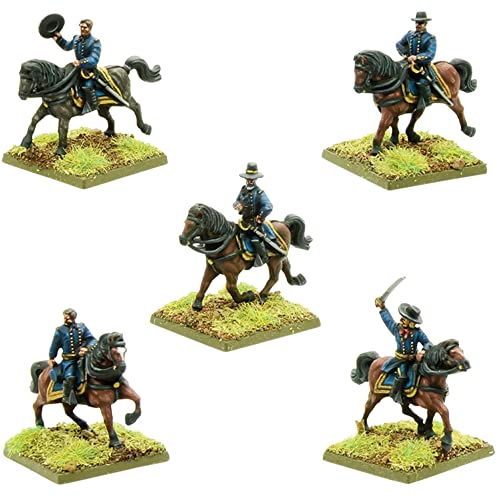 Warlord Games - Miniature In Plastica Per Polvere Nera In Scala Epica Di Warlord Games - Era Della Guerra Civile Americana Altamente Dettagliata Per I