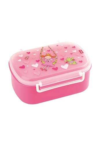 Sigikid 24472 - Contenitore Per Il Pranzo E La Merenda Pinky Queeny, Senza Bpa, Per Bambine, Consigliato A Partire Dai 2 Anni, Colore: Rosa