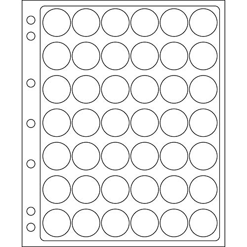 Plastic Sheets Encap, Clear Pockets For 42 Champagne Bottletops And Bottlecaps