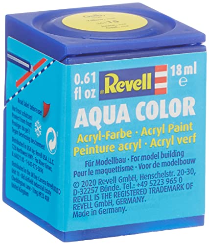 Revell- Ral 1017 Acqua Colore, Giallo, 36115