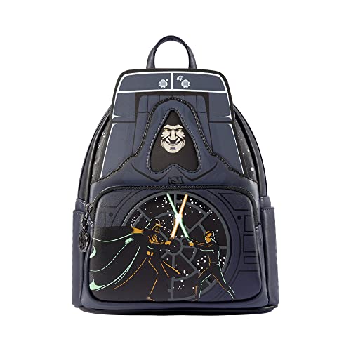 Loungefly Disney - Star Wars - Luke & Vader And Vader - Backpack - Esclusiva Amazon - Sacchetto Carino Da Collezione - Idea Regalo - Merchandising Uff