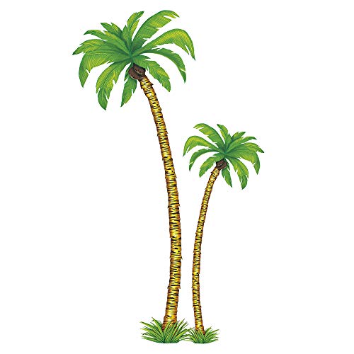 Widmann 5057P - Palme Hawaiane Set Decorazioni, In Carta