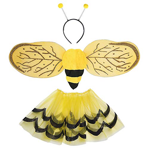 "Bee" Dress-Up Set (Tutu, Wings, Antennas) -